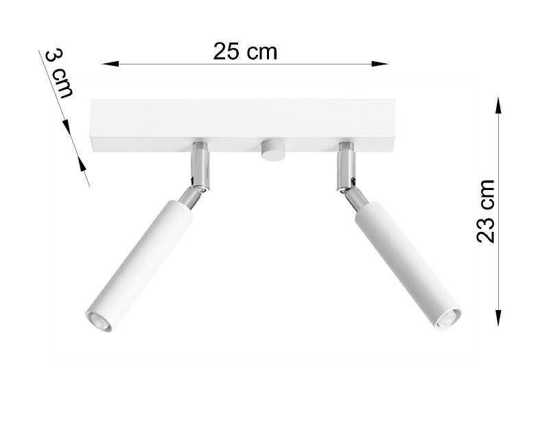 Plafon EYETECH 2 biały-5316234