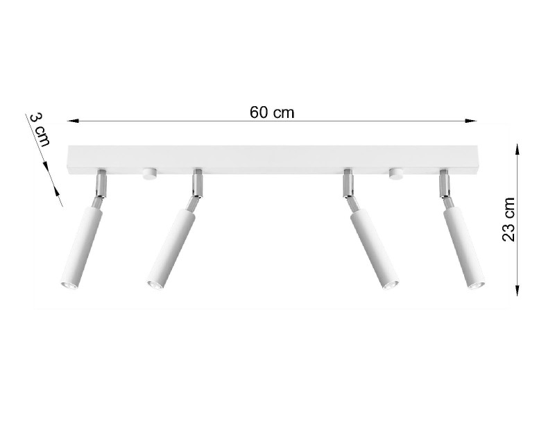 Plafon EYETECH 4 biały-5316242