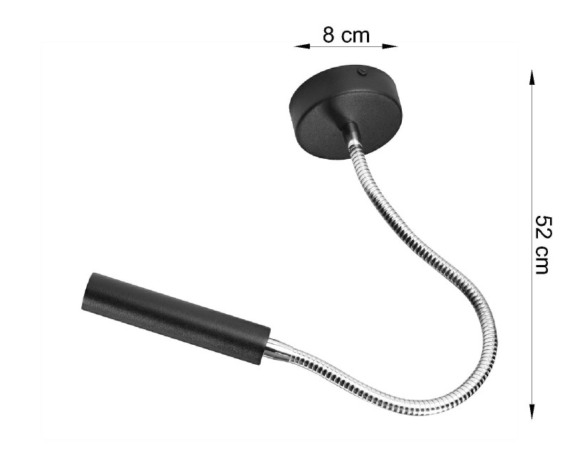 Kinkiet AXIL czarny-5316250