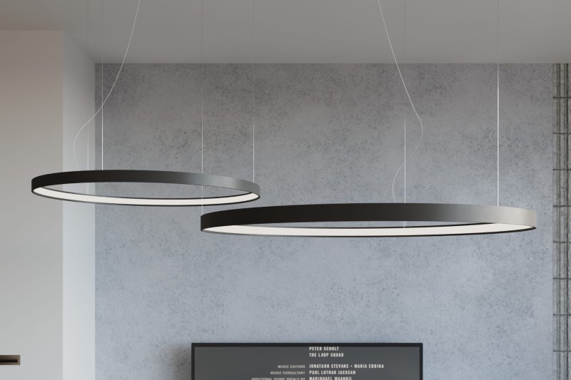 Żyrandol RIO 80 LED czarny-5318681