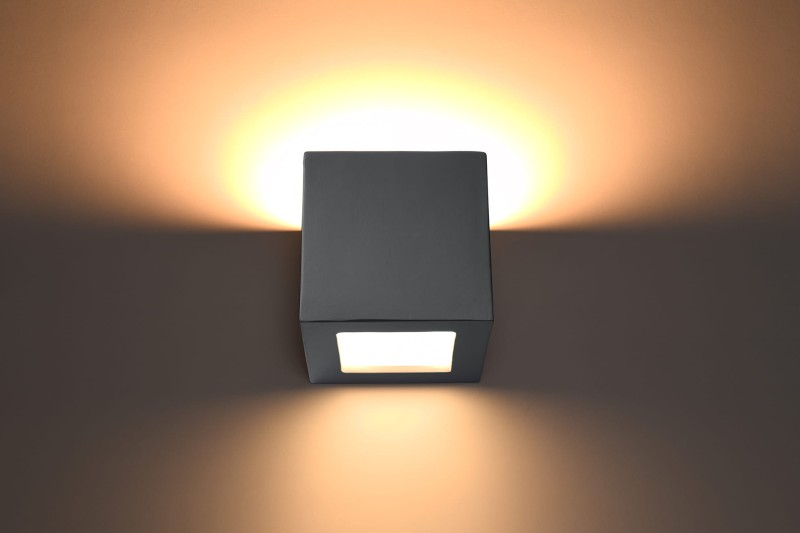 Kinkiet ceramiczny LEO szary-5316137