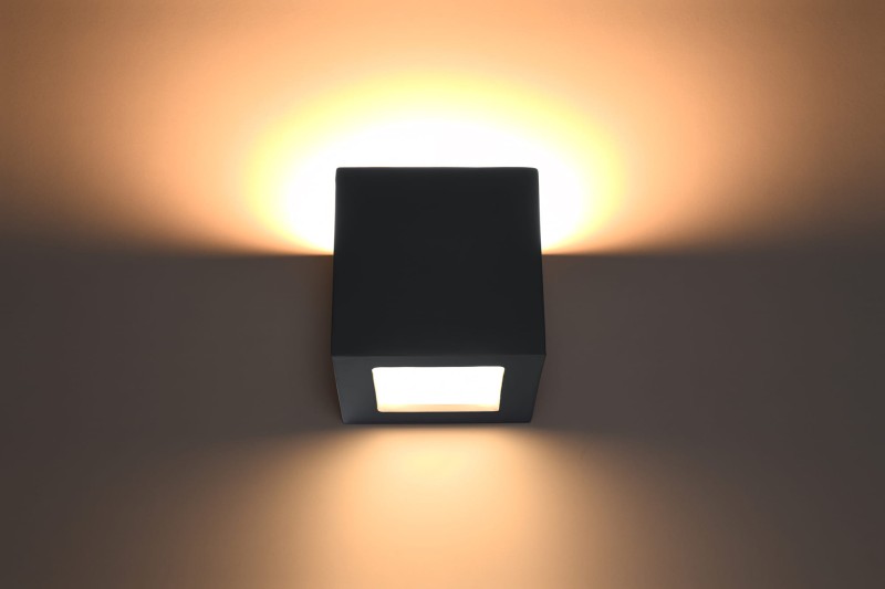 Kinkiet ceramiczny LEO czarny-5316140