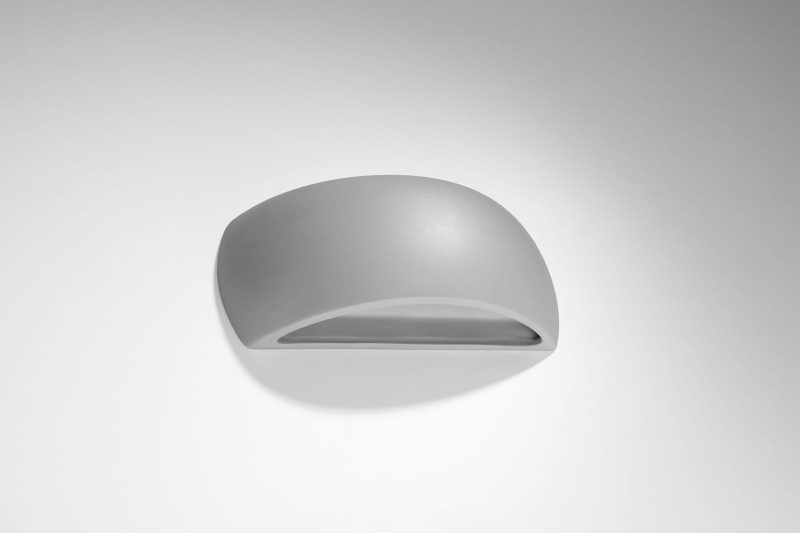 Kinkiet ceramiczny PONTIUS szary-5316148
