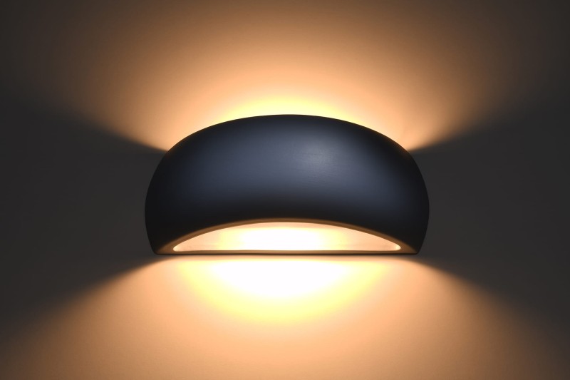 Kinkiet ceramiczny PONTIUS szary-5316149