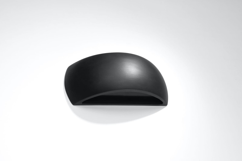 Kinkiet ceramiczny PONTIUS czarny-5316152