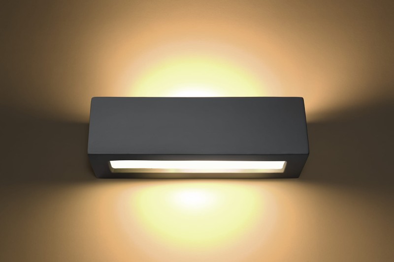 Kinkiet ceramiczny VEGA szary-5316155