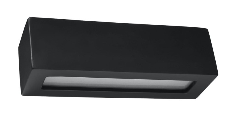 Kinkiet ceramiczny VEGA czarny-5316156