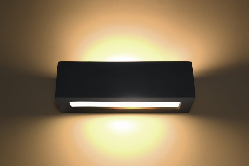 Kinkiet ceramiczny VEGA czarny-5316158