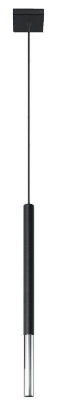 Lampa wisząca MOZAICA 1 czarny/chrom-5316171