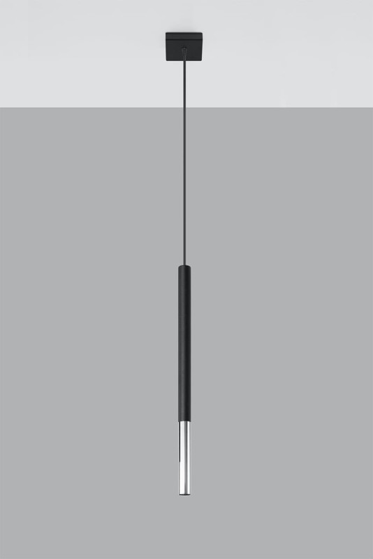 Lampa wisząca MOZAICA 1 czarny/chrom-5316172