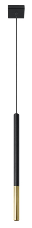 Lampa wisząca MOZAICA 1 czarny/złoto-5316195
