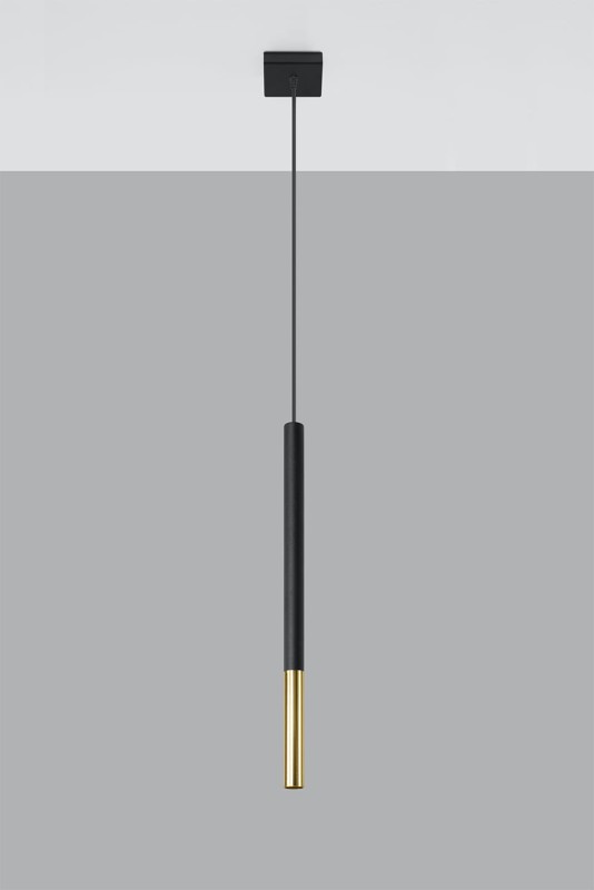 Lampa wisząca MOZAICA 1 czarny/złoto-5316197