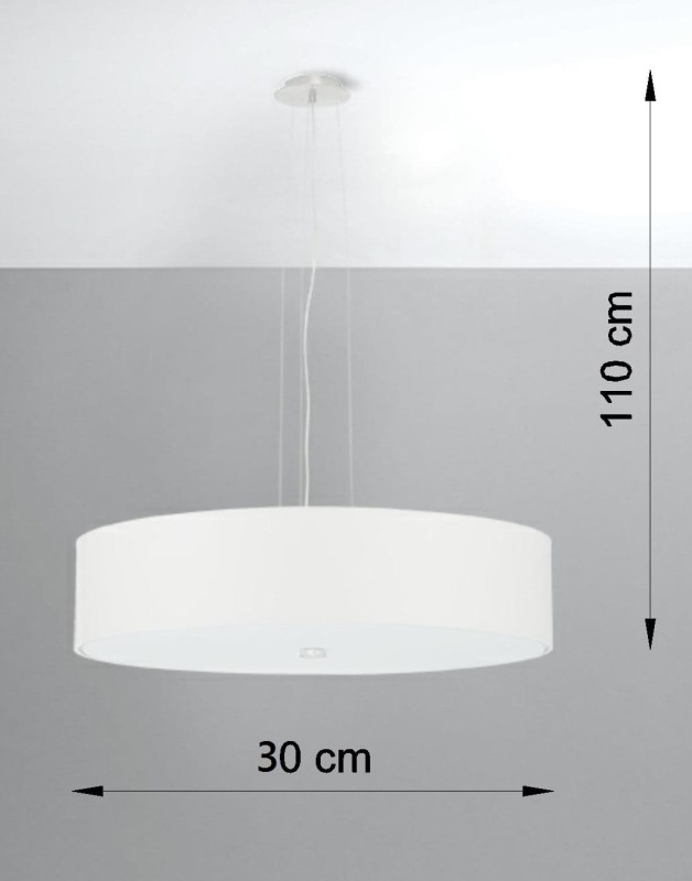 Żyrandol SKALA 50 biały-5315955