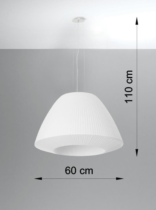 Żyrandol BELLA 60 biały-5315859