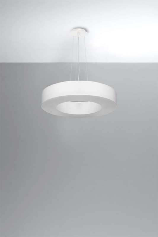 Żyrandol SATURNO SLIM 50 biały-5315926
