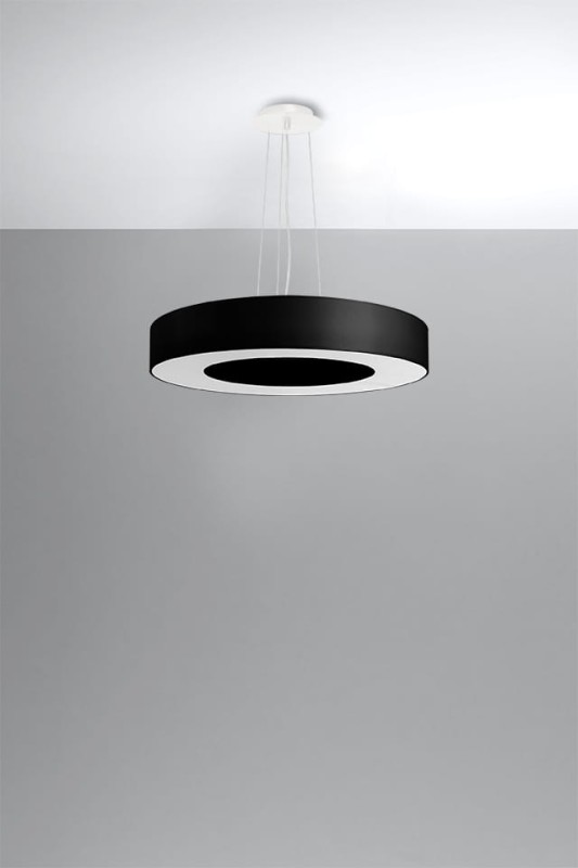 Żyrandol SATURNO SLIM 50 czarny-5315930
