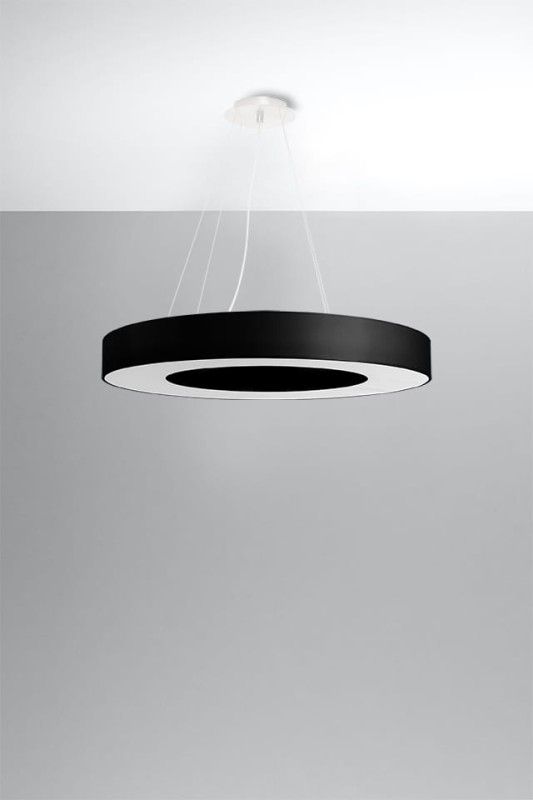 Żyrandol SATURNO SLIM 70 czarny-5315945