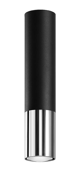 Plafon LOOPEZ czarny/chrom-5345846