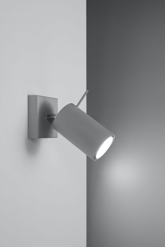 Kinkiet RING 1 Szary-3939742